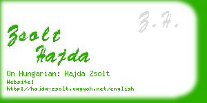 zsolt hajda business card